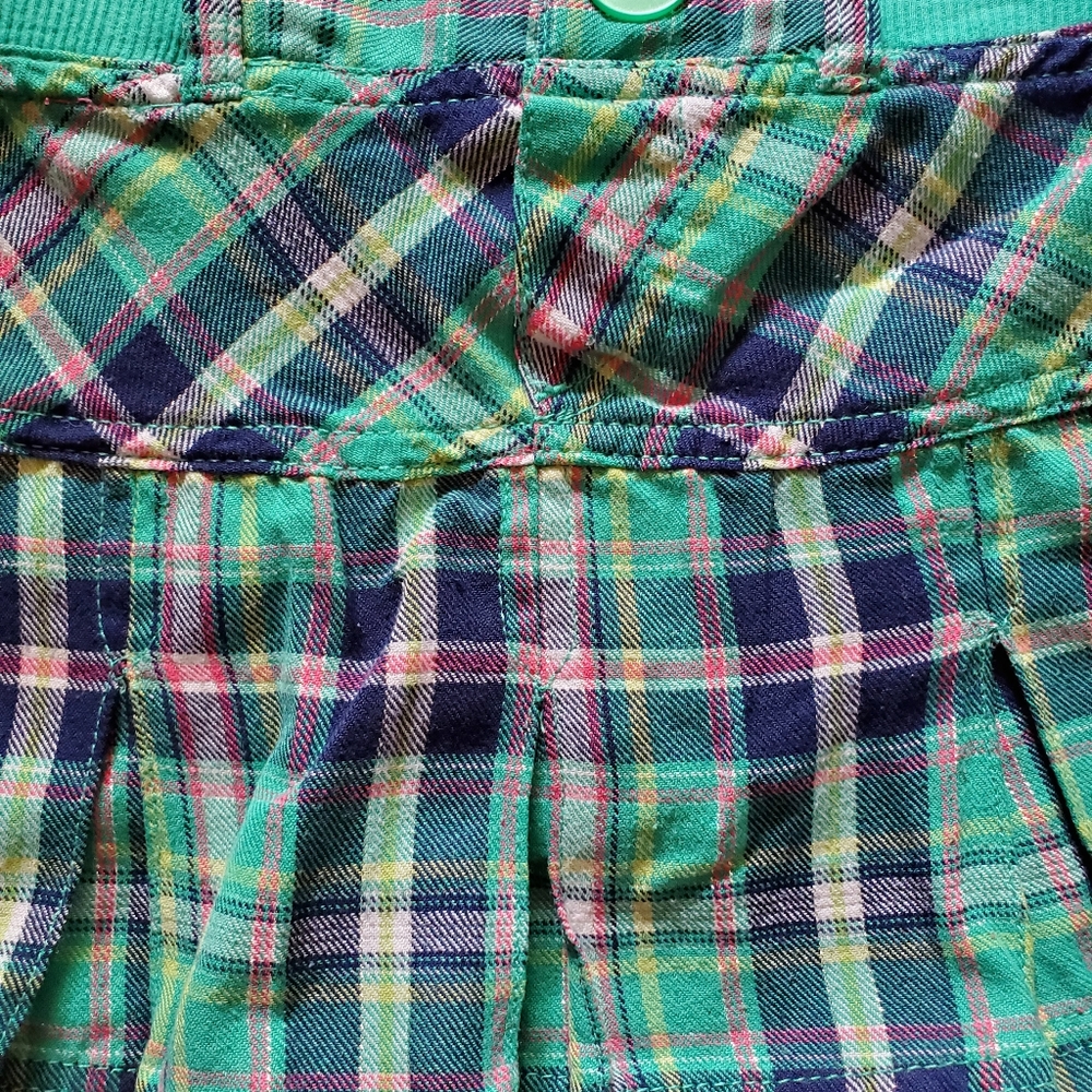 Basic Editions Pleated Skort - Picture 2 of 5